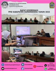 RAPAT KOORDINASI PPID KABUPATEN GUNUNGKIDUL TAHUN 2025 DISKOMINFO KAB. GUNUNGKIDUL